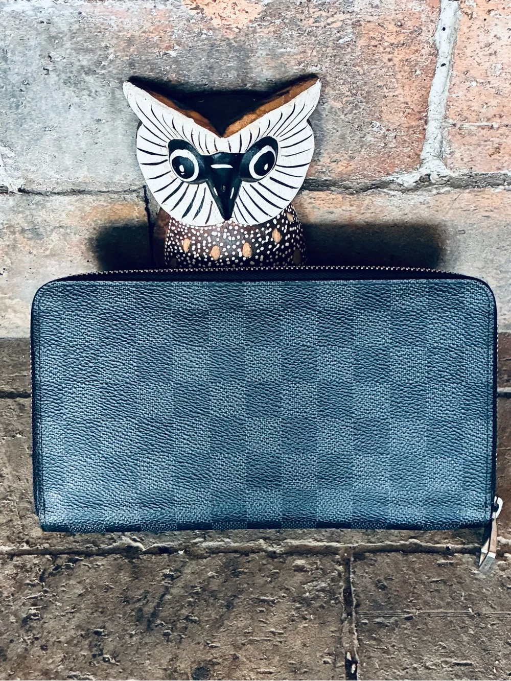 🏴‍☠️ Louis Vuitton Graphite Zippy Large Wallet Organizer or Clutch  EUC